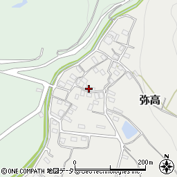 滋賀県米原市弥高493周辺の地図