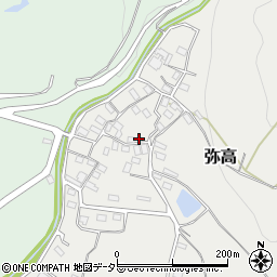 滋賀県米原市弥高486周辺の地図