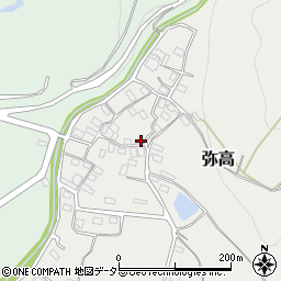 滋賀県米原市弥高485周辺の地図