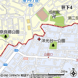 神奈川県横浜市磯子区洋光台1丁目28-2周辺の地図
