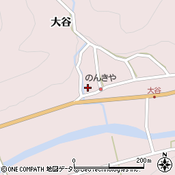 兵庫県養父市大谷286周辺の地図