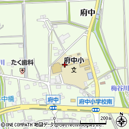 垂井町立府中小学校周辺の地図