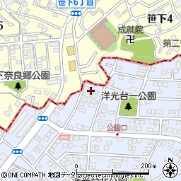 神奈川県横浜市磯子区洋光台1丁目28-32周辺の地図