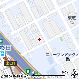 東芝横浜事業所周辺の地図