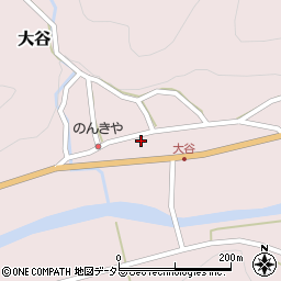 兵庫県養父市大谷197周辺の地図