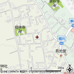 神奈川県秦野市堀西983-1周辺の地図
