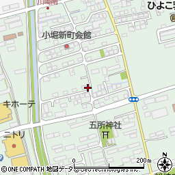 滋賀県長浜市小堀町周辺の地図