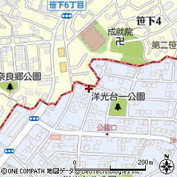 神奈川県横浜市磯子区洋光台1丁目28-39周辺の地図