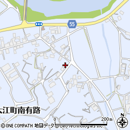 京都府福知山市大江町南有路1250周辺の地図