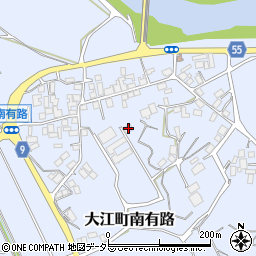 京都府福知山市大江町南有路1671周辺の地図
