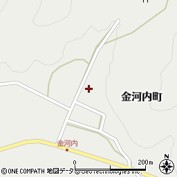 京都府綾部市金河内町中地周辺の地図