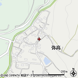 滋賀県米原市弥高482周辺の地図
