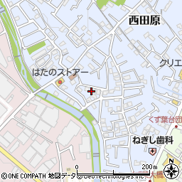神奈川県秦野市西田原141周辺の地図