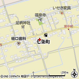滋賀県長浜市七条町608周辺の地図