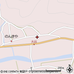 兵庫県養父市大谷218周辺の地図
