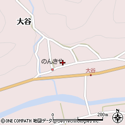 兵庫県養父市大谷276周辺の地図