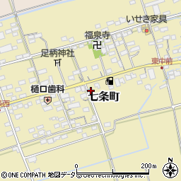 滋賀県長浜市七条町606周辺の地図
