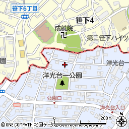 神奈川県横浜市磯子区洋光台1丁目26-23周辺の地図