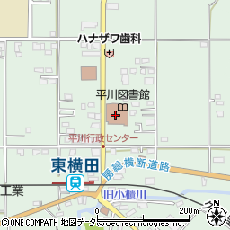 平川公民館周辺の地図