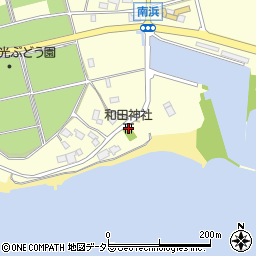 和田神社周辺の地図