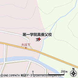 兵庫県養父市大谷13周辺の地図