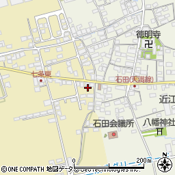 滋賀県長浜市七条町82周辺の地図