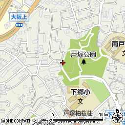 神奈川県横浜市戸塚区戸塚町2443-13周辺の地図