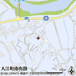 京都府福知山市大江町南有路1266周辺の地図