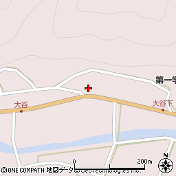 兵庫県養父市大谷106周辺の地図