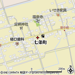 滋賀県長浜市七条町604周辺の地図