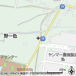 滋賀県米原市野一色1104周辺の地図