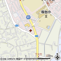 セブンイレブン伊勢原桜台小学校前店周辺の地図