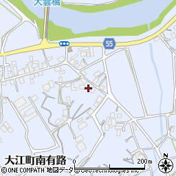 京都府福知山市大江町南有路1267周辺の地図