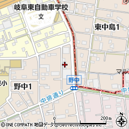篠田株式会社　営業部周辺の地図