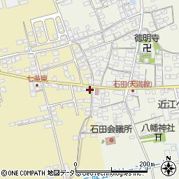 滋賀県長浜市七条町80周辺の地図