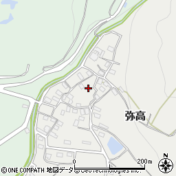 滋賀県米原市弥高489周辺の地図