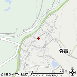 滋賀県米原市弥高502周辺の地図