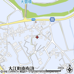 京都府福知山市大江町南有路1312周辺の地図