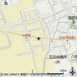 滋賀県長浜市七条町70周辺の地図