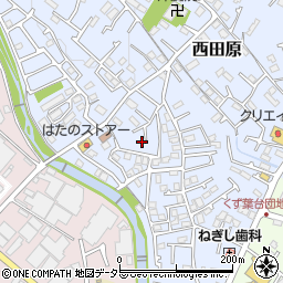神奈川県秦野市西田原152周辺の地図