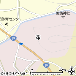 鳥取県八頭郡八頭町花周辺の地図