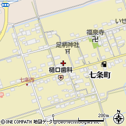 七条会館周辺の地図