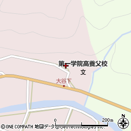 兵庫県養父市大谷34周辺の地図