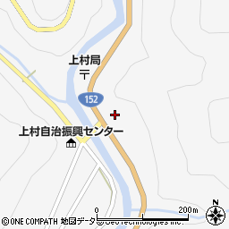 長野県飯田市上村616-2周辺の地図