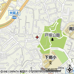 神奈川県横浜市戸塚区戸塚町2443-18周辺の地図