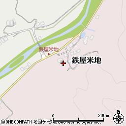 兵庫県養父市鉄屋米地124周辺の地図