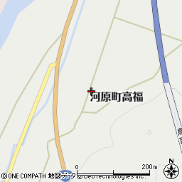 鳥取県鳥取市河原町高福周辺の地図
