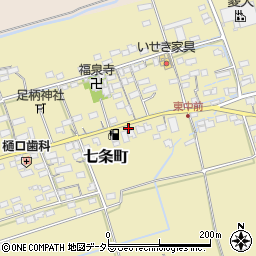 滋賀県長浜市七条町597周辺の地図