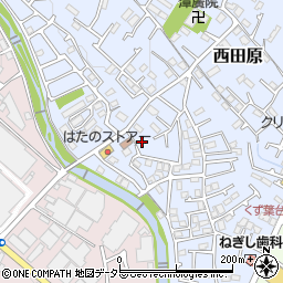 神奈川県秦野市西田原148周辺の地図