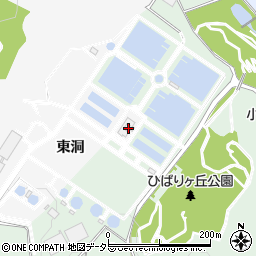 犬山浄水場周辺の地図